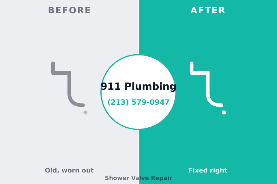 Before and after: plumbing repair Lake Waccamaw, NC